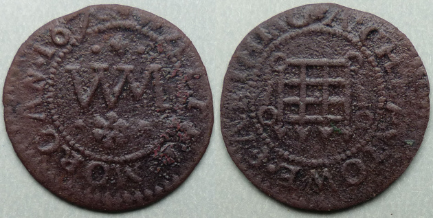 Chepstow, Walter Morgan 1670 farthing Chepstow, Walter Morgan 1670 farthing